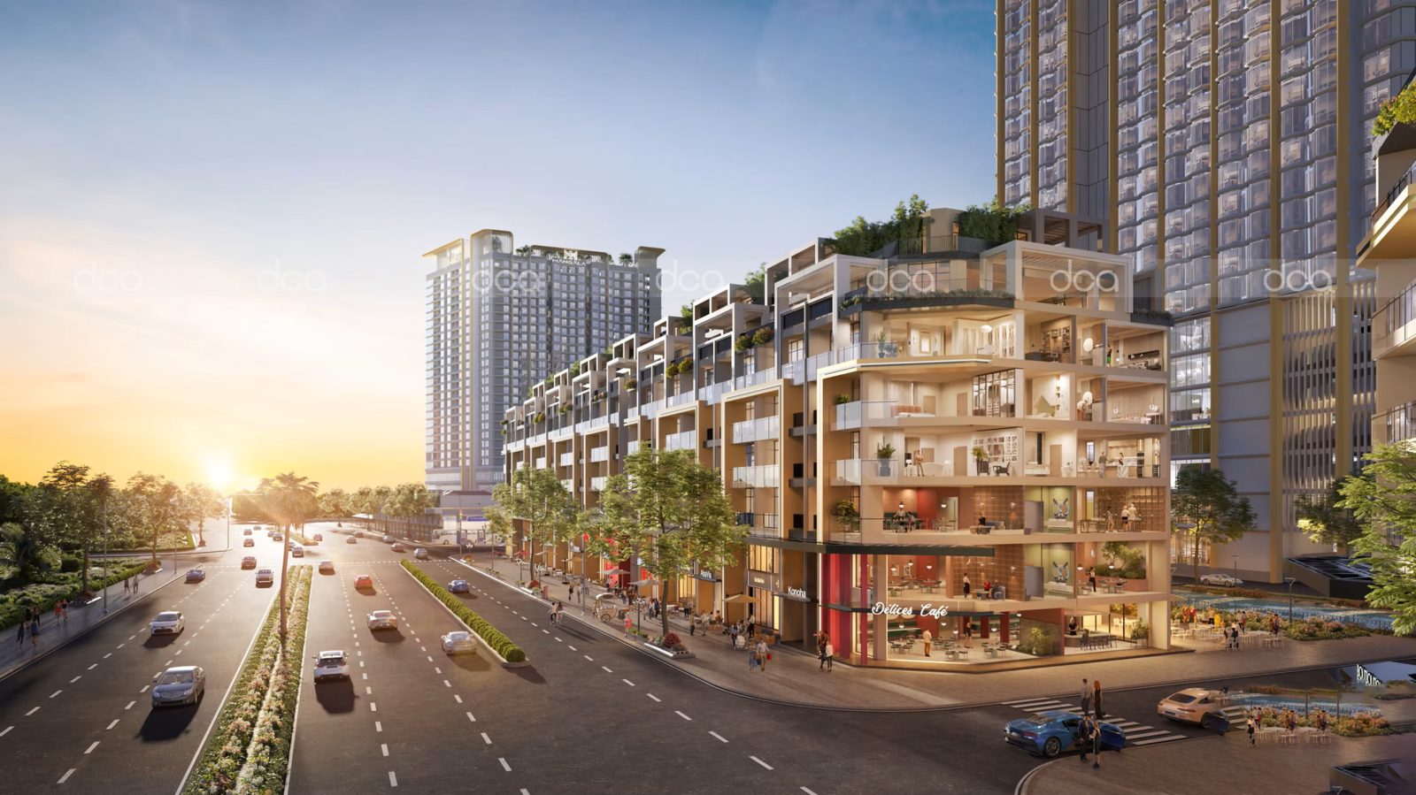 Thiết kế Shophouse Mangala Complex Bắc Ninh