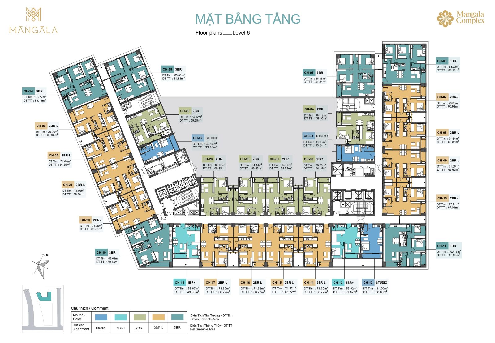 Mặt bằng tầng 06